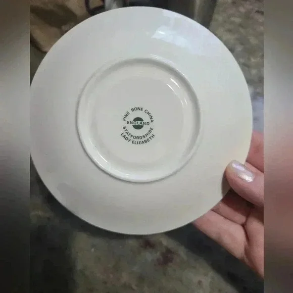 Staffordshire Lady Elizabeth Tea Cup Saucer - Picture 2 of 2